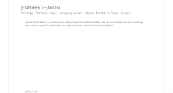 Desktop Screenshot of jenniferfearon.com